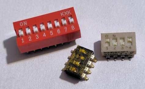 מבחר רכיבי DIP Switch